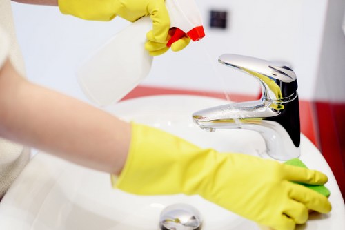 Bathroom deep clean in Clapham property
