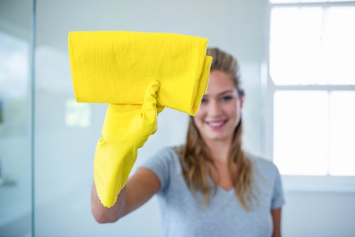 Deep cleaning in a Clapham bathroom with spotless fixtures