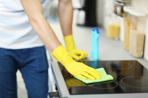 Commercial carpet cleaning service in Clapham office space