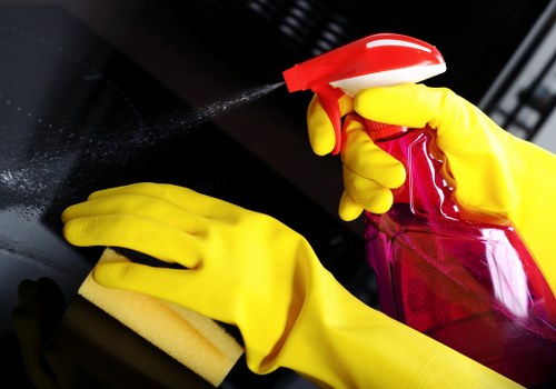Domestic cleaning service in Clapham focusing on kitchen surfaces
