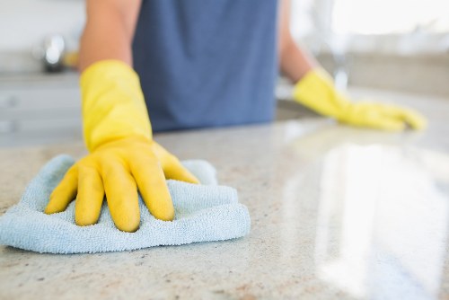 Professional builders clean in Clapham for kitchen and bathroom surfaces